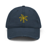 Palm Tree Distressed Dad Hat